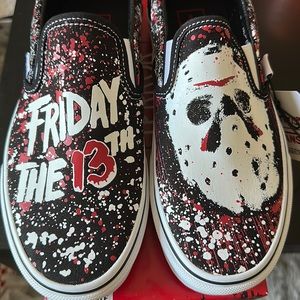 Vans, House of Terror, Friday the 13th Slip Ons